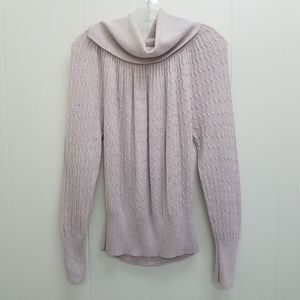 The Limited Cowl Neck Cable Knit Sweater